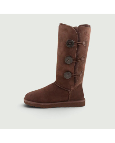 UGG Classic Bailey Button Triplet II Boot Brown Mocha