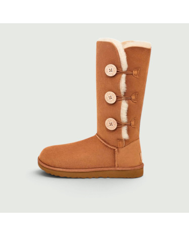 UGG Classic Bailey Button Triplet II Boot Chestnut 1016228