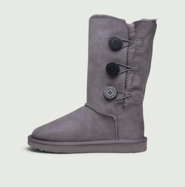 UGG Classic Bailey Button Triplet II Boot Grey 1016227