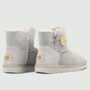 UGG Classic Mini Bailey Button Light Grey