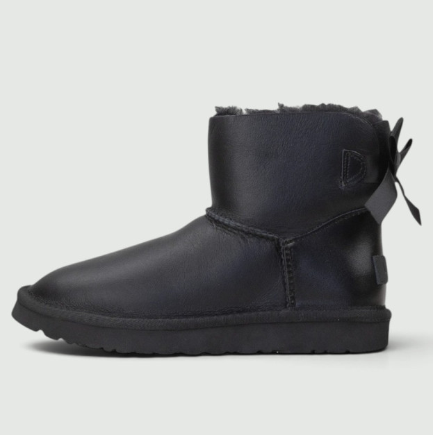 UGG Classic Mini Black Lather
