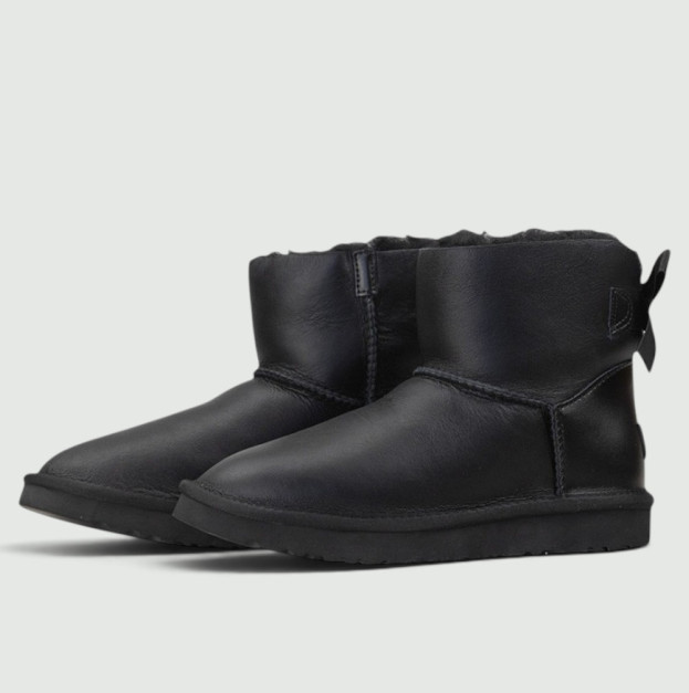 UGG Classic Mini Black Lather