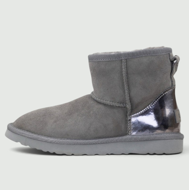 UGG Classic Mini Grey Metallic