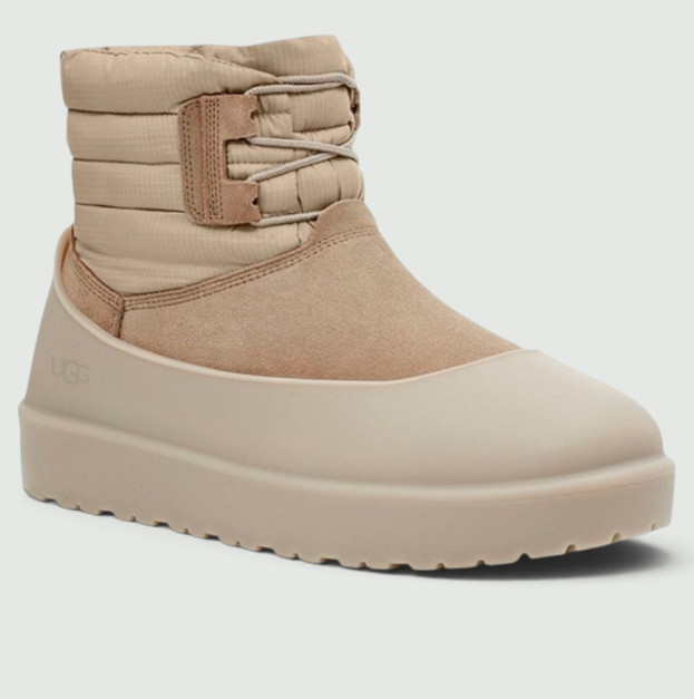 UGG Classic Mini Lace-Up Weather Boot Beige