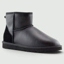 UGG Classic Mini Leather Metallic Black 1016222LM