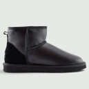 UGG Classic Mini Leather Metallic Black 1016222LM