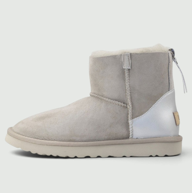 UGG Classic Mini Zip Grey