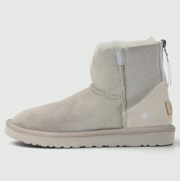 UGG Classic Mini Zip Grey Beige