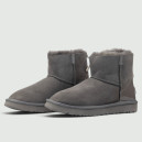 UGG Classic Mini Zip Lacquer Gray