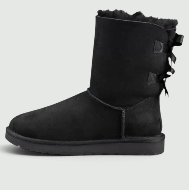 UGG Classic Short Bailey Bow II Black