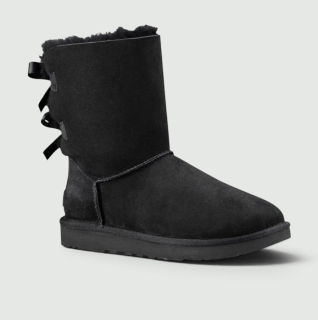UGG Classic Short Bailey Bow II Black