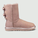 UGG Classic Short Bailey Bow II Metall Pink