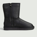 UGG Classic Short Leather Zip Black