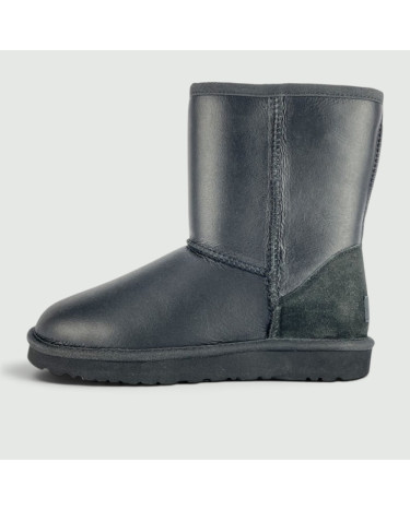 UGG Classic Short Metallic Black