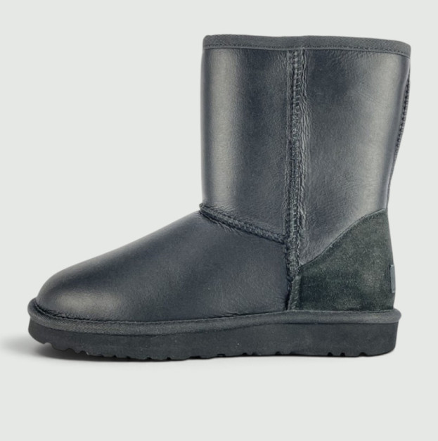 UGG Classic Short Metallic Black