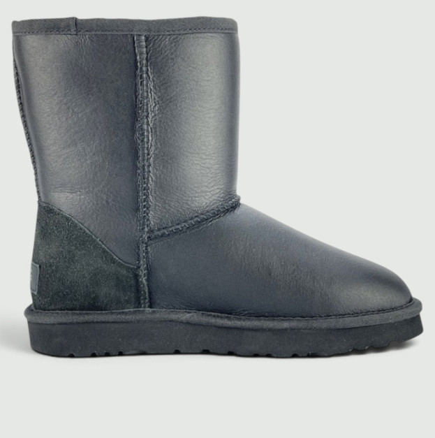 UGG Classic Short Metallic Black