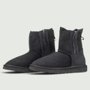 UGG Classic Short Zip Black