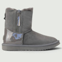 UGG Classic Short Zip Lacquer Gray