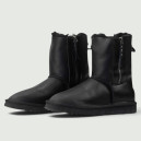 UGG Classic Short Zip Leather Black