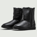 UGG Classic Short Zip Metallic Black II