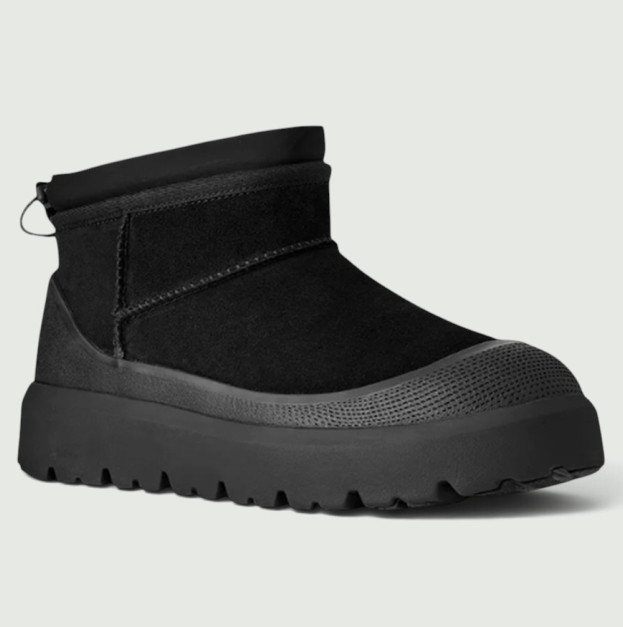 UGG Classic Ultra Mini Weather Hybrid Full Black 1174196-BBLC