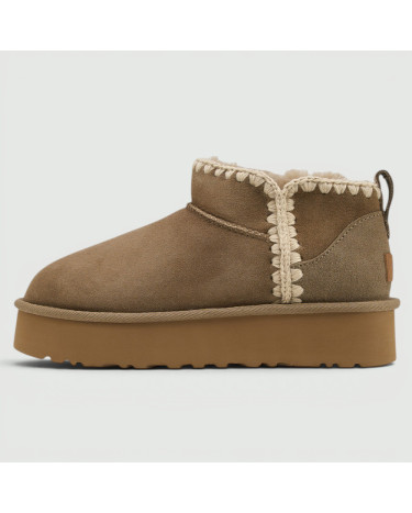 UGG Eskimo Platform Mini Chestnut Beige