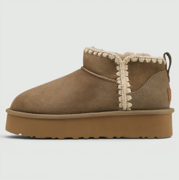 UGG Eskimo Platform Mini Chestnut Beige