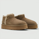 UGG Eskimo Platform Mini Chestnut Beige