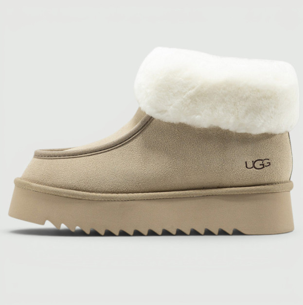 UGG Funkette Platform Beige