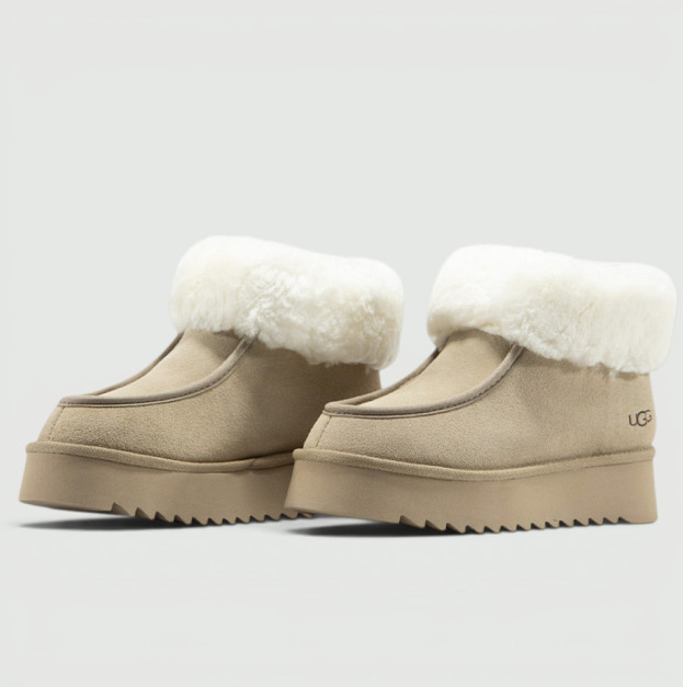 UGG Funkette Platform Beige