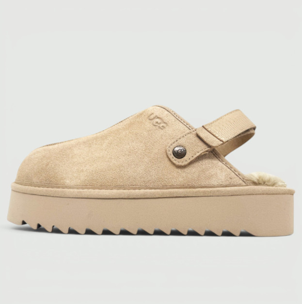 UGG Lanah Clog Platform Beige