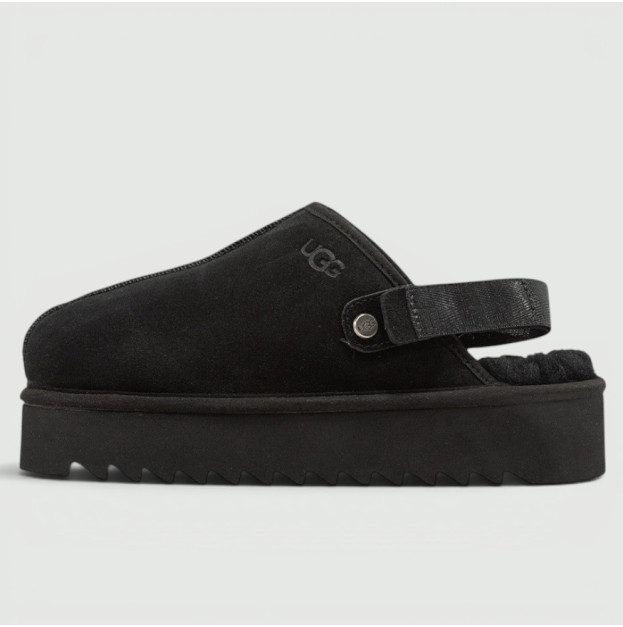 UGG Lanah Clog Platform Black
