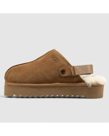 UGG Lanah Clog Platform Chestnut