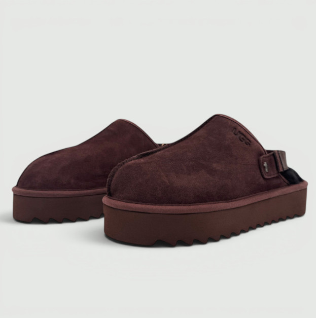 UGG Lanah Clog Platform Chocolate