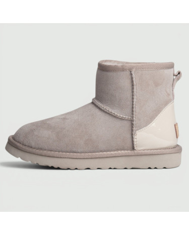 UGG Light Grey Metallic Suede