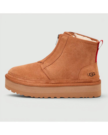 UGG Neumel Platform Zip Chestnut