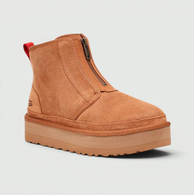 UGG Neumel Platform Zip Chestnut
