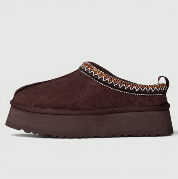 UGG Tasman Platform Slippers Chocolate