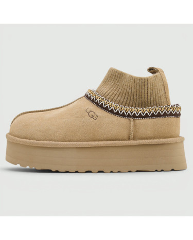 UGG Tasman Platform Sock Beige Brown