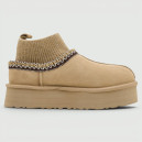 UGG Tasman Platform Sock Beige Brown