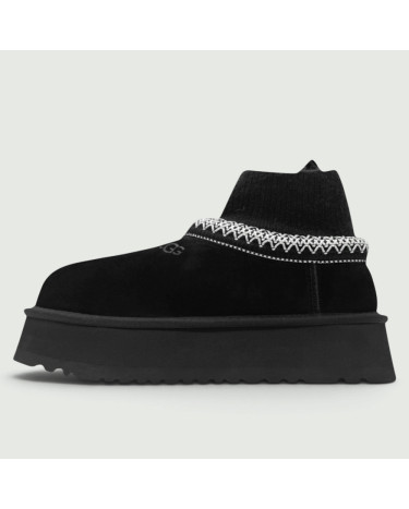 UGG Tasman Platform Sock Black 0000217