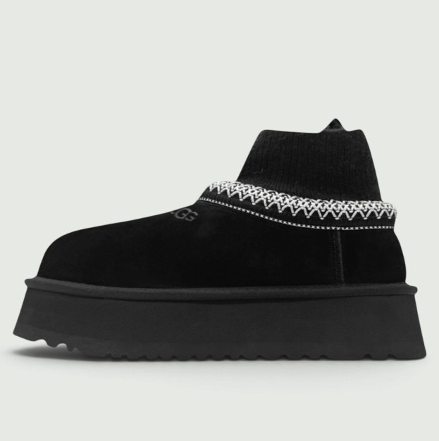 UGG Tasman Platform Sock Black 0000217
