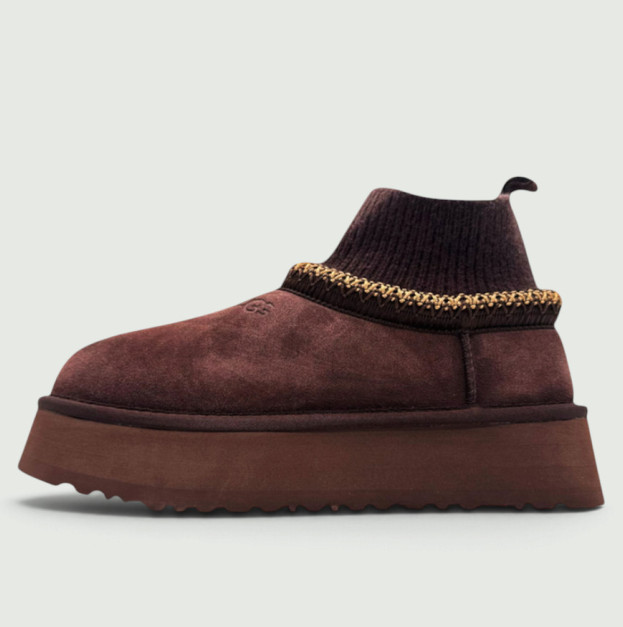 UGG Tasman Platform Sock Brown 0000216