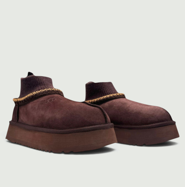 UGG Tasman Platform Sock Brown 0000216