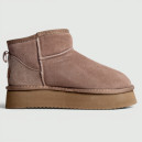 UGG Ultra Mini Platform Beige Suede