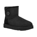 UGG Classic Mini Bailey Button Black