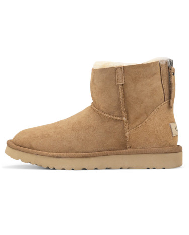UGG Classic Mini Chestnut Silver Zip