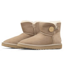 UGG Classic Mini Bailey Button Beige