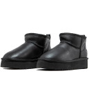 UGG Ultra Mini Platform Leather Black Premium