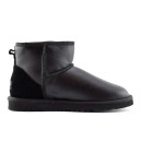 UGG Classic Mini Leather Metallic Black 1016222LM